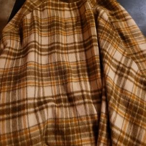 Plaid cape